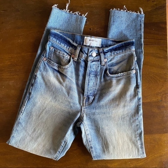 NWOT Free People Stella High Rise Raw Hem Skinny Jeans - Picture 5 of 10